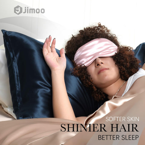 JJIMOO silk pillowcase standard 20x26 fits standard pillow.
