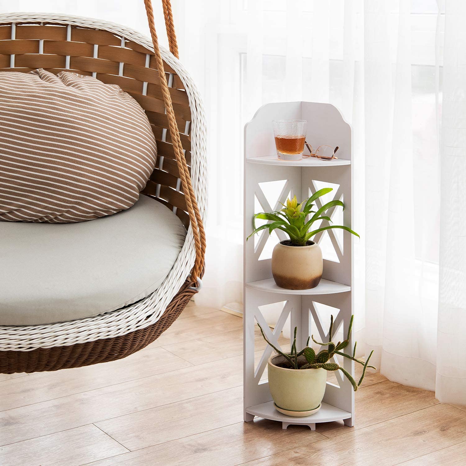 J Jinxiamu waterproof PVC shelf suitable for humid bathrooms