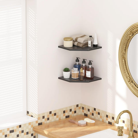 Clear installation guide for 90-degree corner mounting on wall.