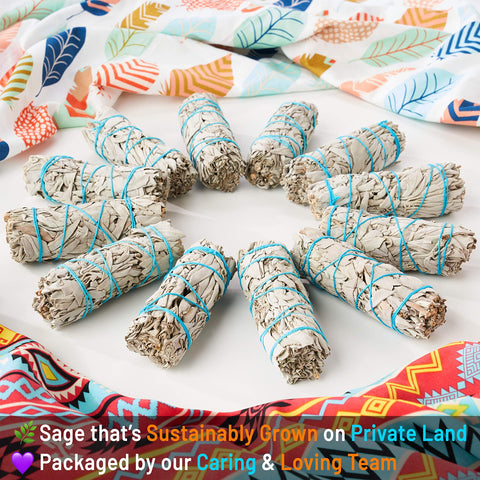 JL Local spiritual growth practices using white sage sticks