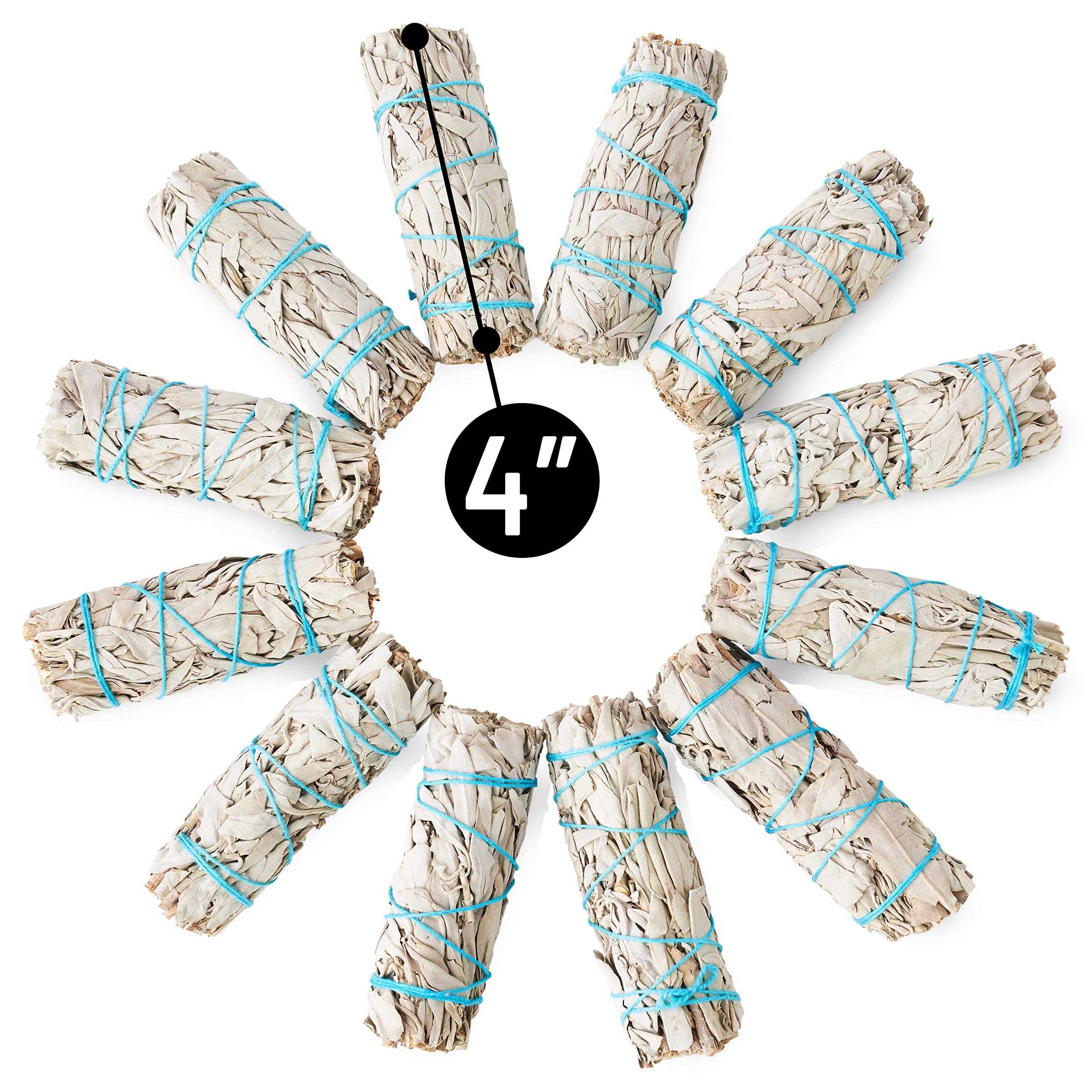 JL Local white sage smudge stick 4in mental clarity benefits through mindful cleansing rituals.