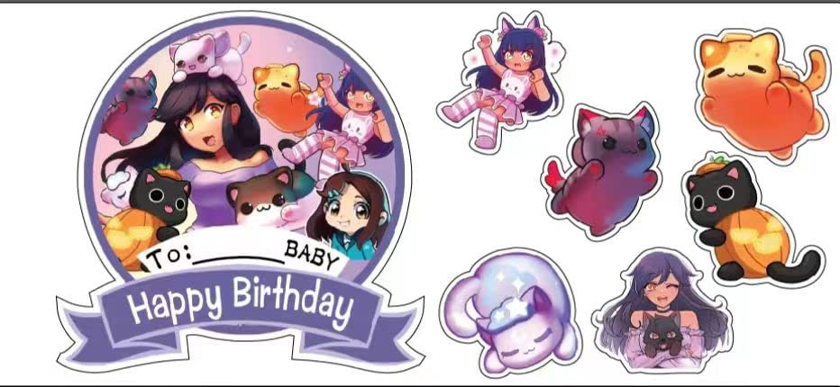 Jlemon cat game cupcake toppers spark whimsy on treats