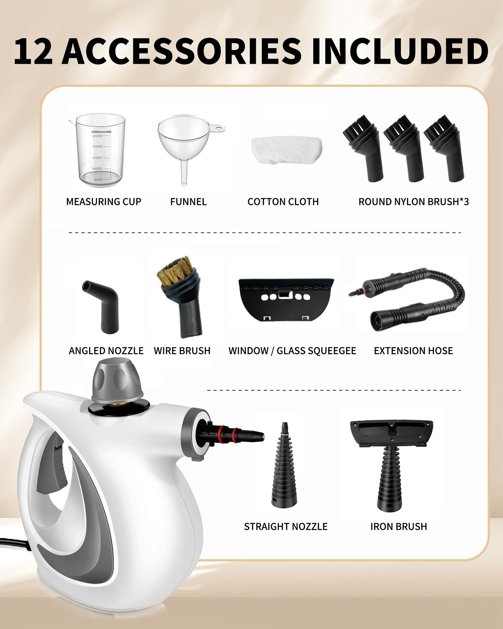 JLMEH multi-surface steam cleaning on floors and surfaces