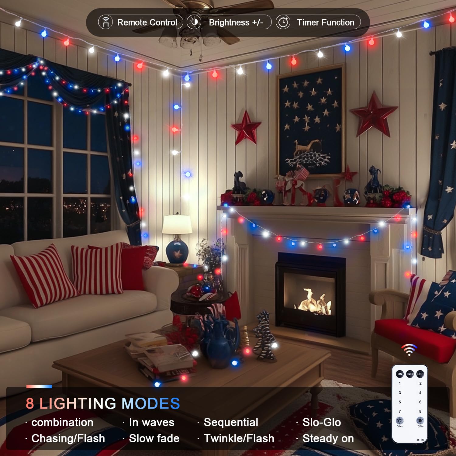 JMEXSUSS 100-led globe bulbs provide bright, even outdoor illumination