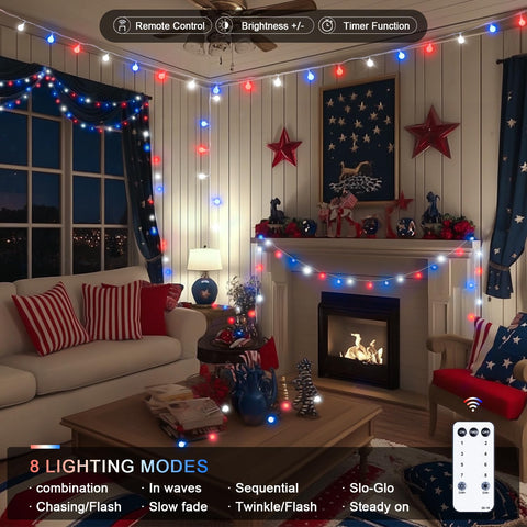 JMEXSUSS 100-led globe bulbs provide bright, even outdoor illumination