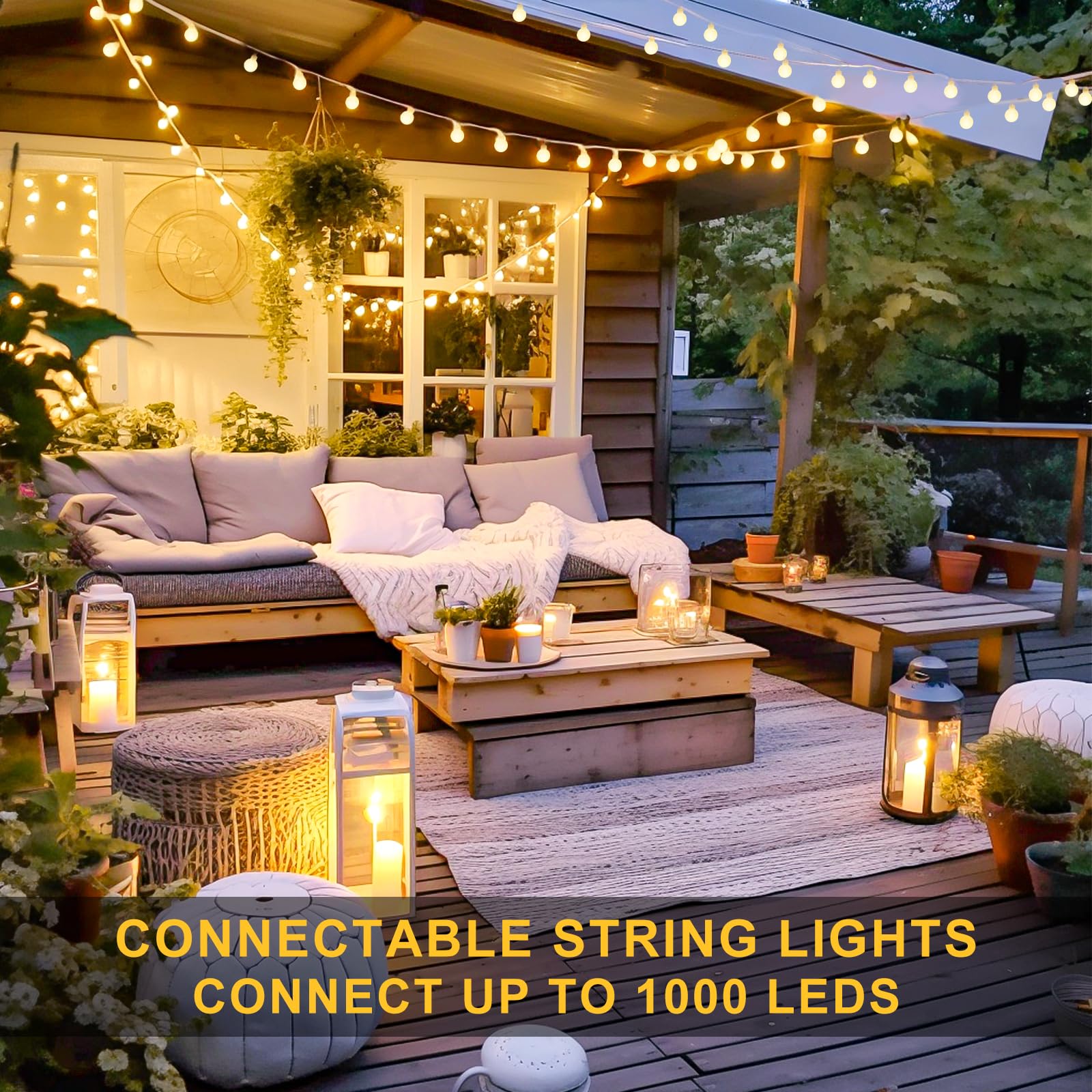 JMEXSUSS 200 LED globe bulbs provide bright, even illumination.