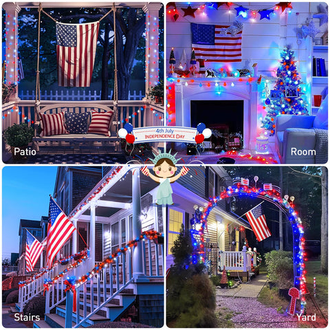 JMEXSUSS indoor/outdoor patriotic decor elevates any celebration