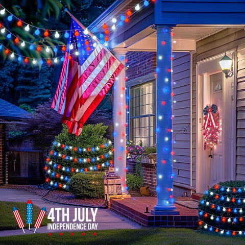JMEXSUSS UL-certified IP44 waterproof lights endure rain and snow
