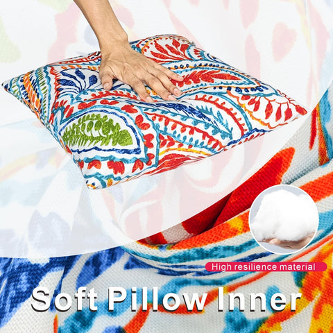 JMGBird outdoor pillow shows reinforced stitching for durability