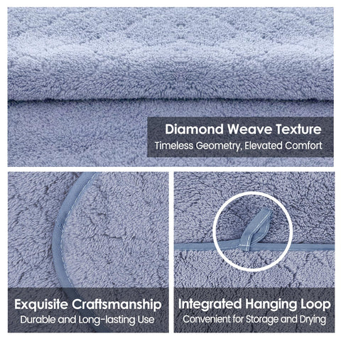 JML microfiber towel undergoing absorbency test with water