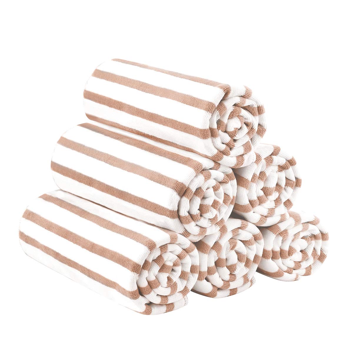 JML Cabana Stripe microfiber towel pack ideal for travel and gym use.