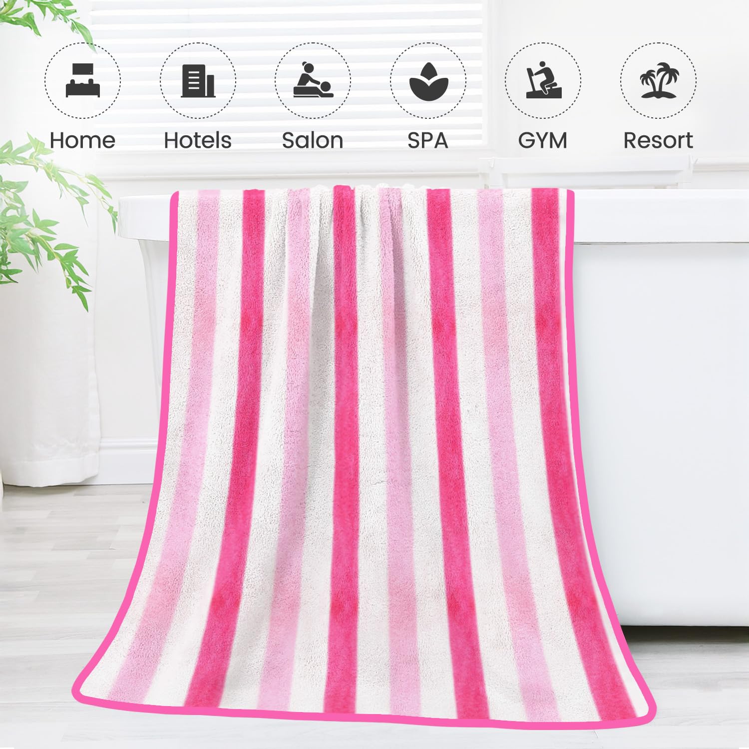JML towel shown for gym, yoga, beach, and travel needs