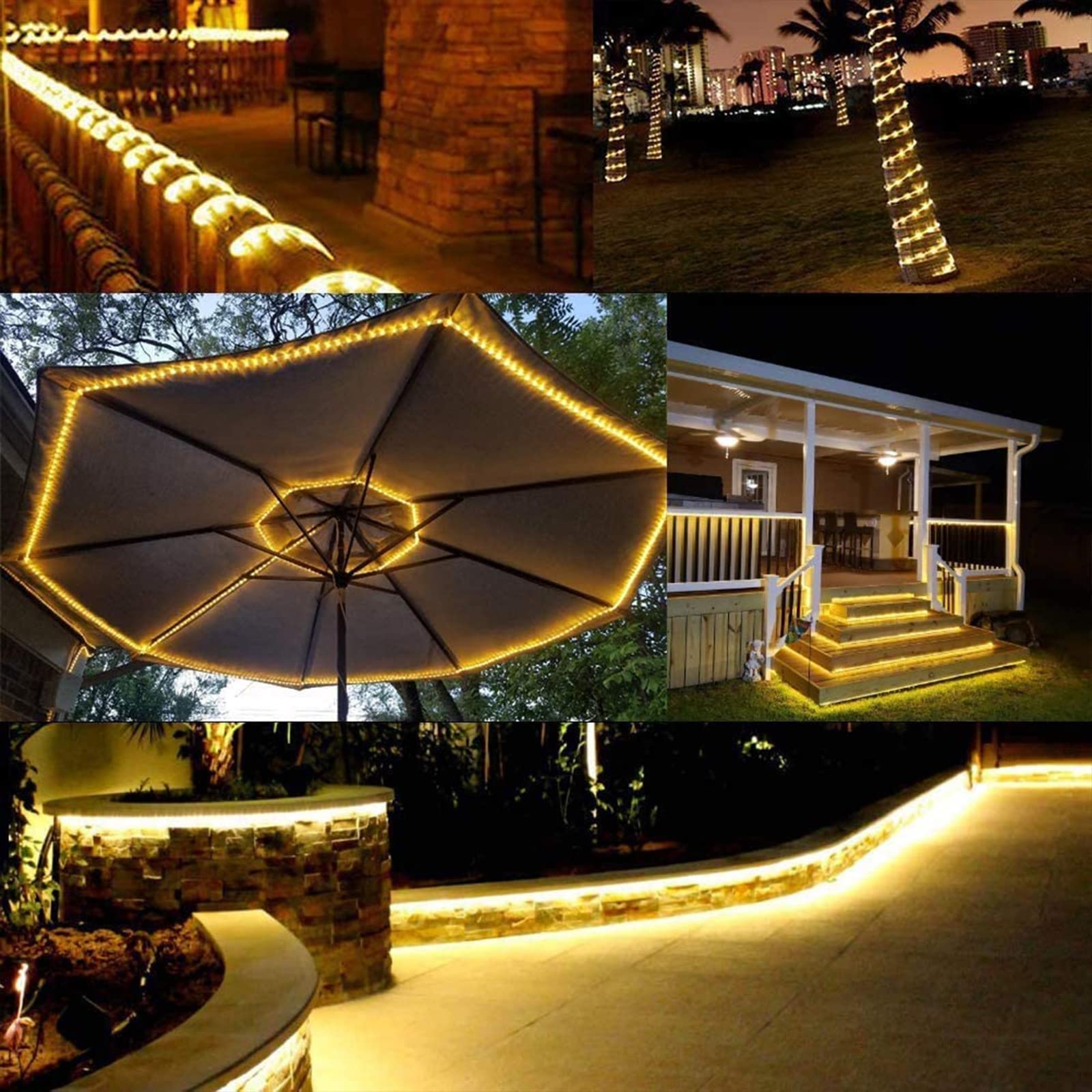 Jnaurb versatile rope light for indoor and outdoor decor projects