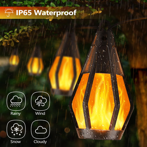 Detachable solar panel enables flexible Jnaurb placement and dusk-to-dawn lighting.