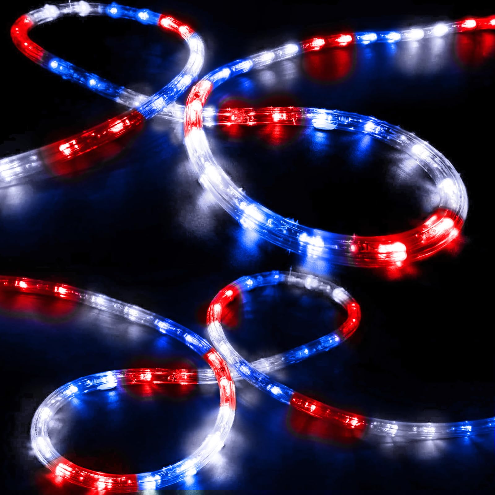 Jnaurb IP65 waterproof rope light withstands weather.