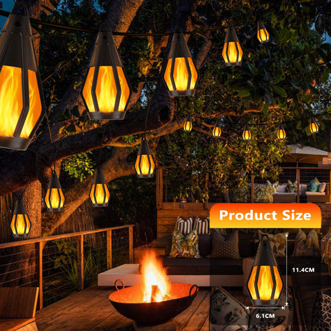 Realistic flicker design from Jnaurb creates warm ambience.