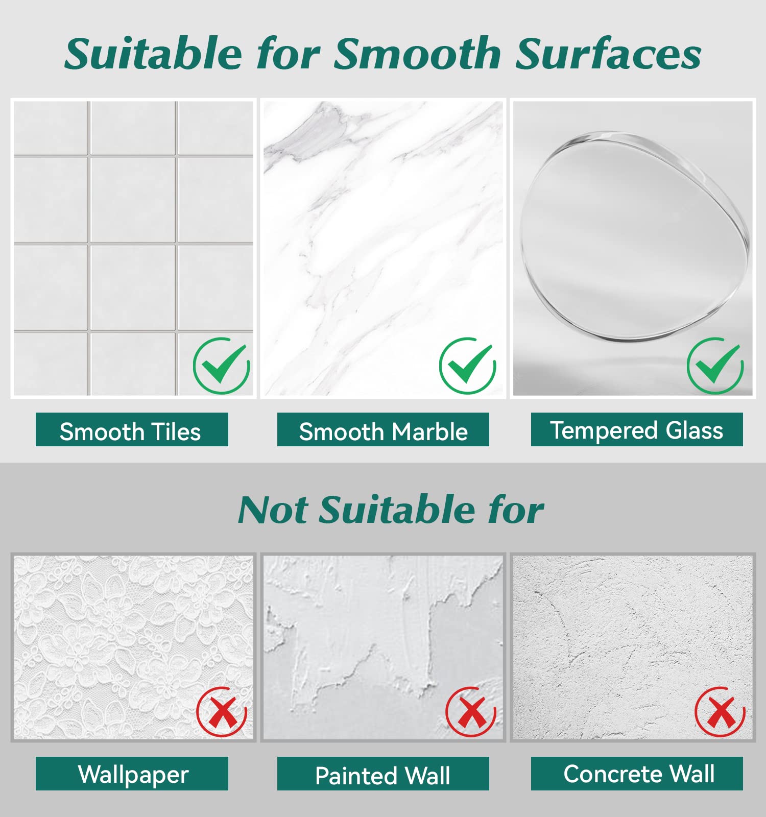 JNDETOP drainage holes promote quick drying and clean shelves.