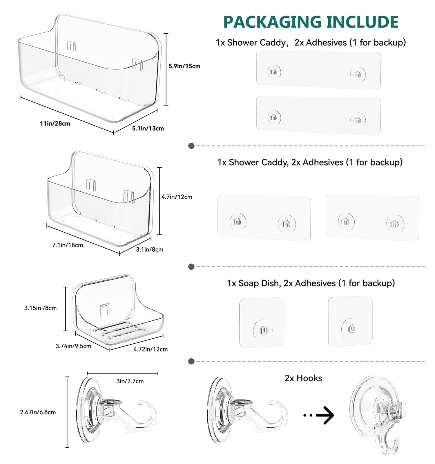 JNDETOP wall-mount no-drill design protects walls while expanding storage.