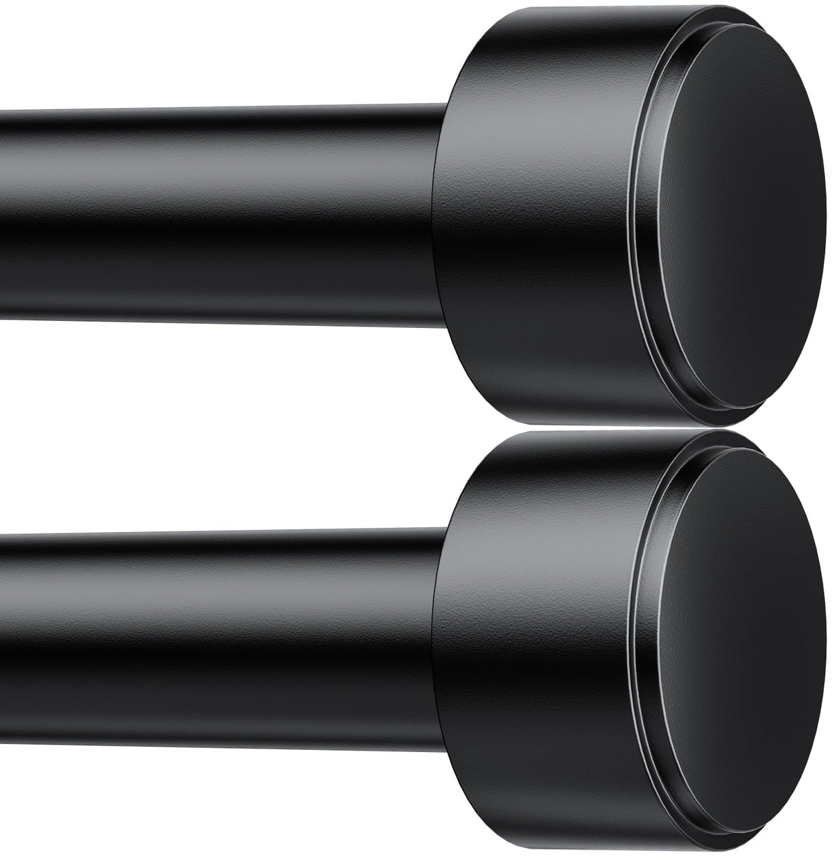 Joawcy 2-pack curtain rods with adjustable-length assembly for flexible window coverage.