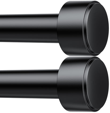 Joawcy 2-pack curtain rods with adjustable-length assembly for flexible window coverage.