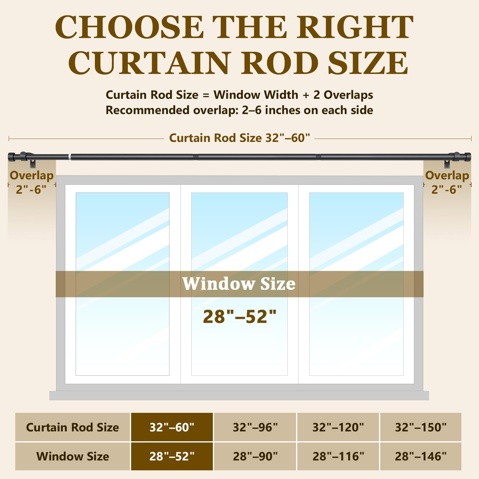 Joawcy curtain rod end caps add modern flair to décor.