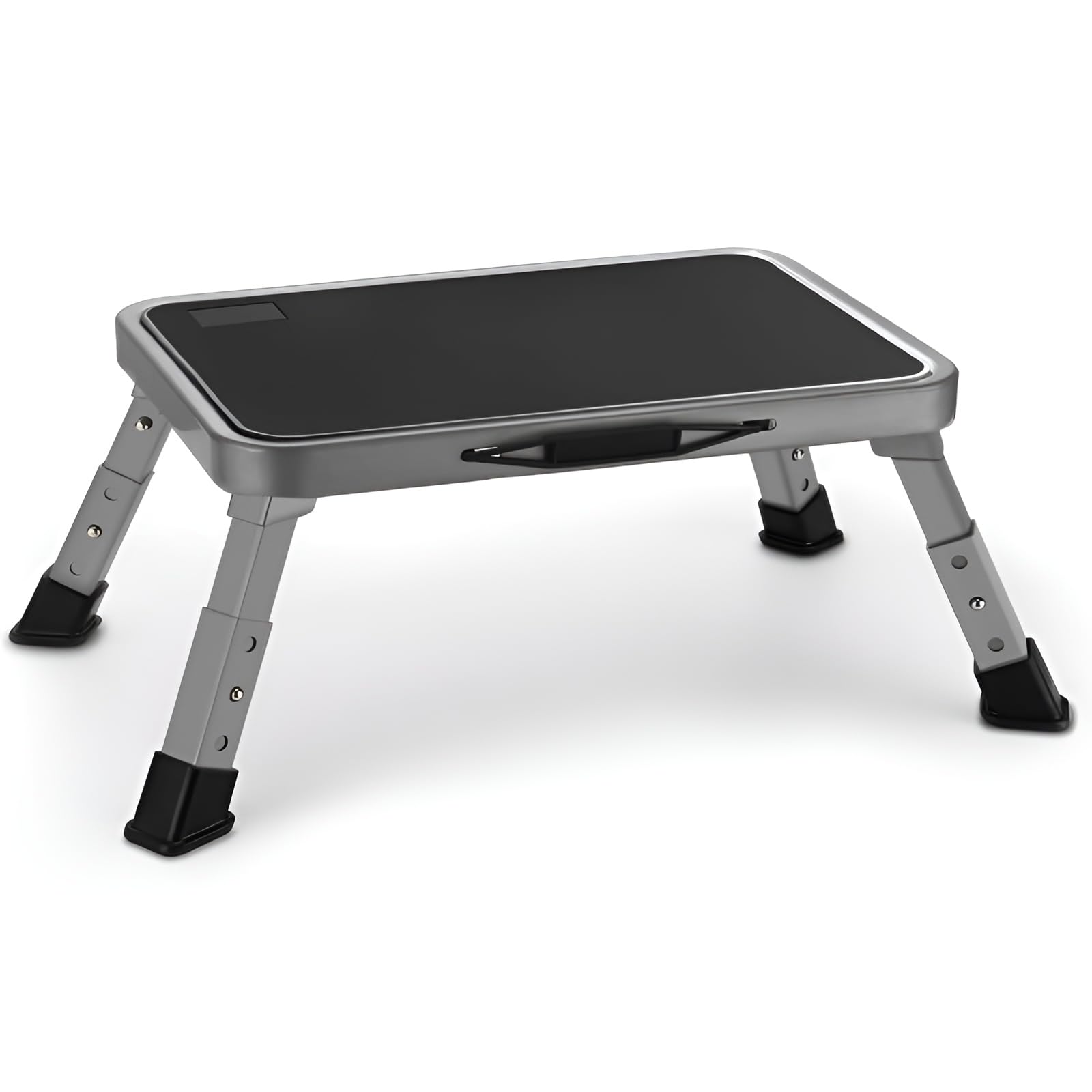 Jocauto foldable step stool with a non-slip platform enhances kitchen reach and safety.