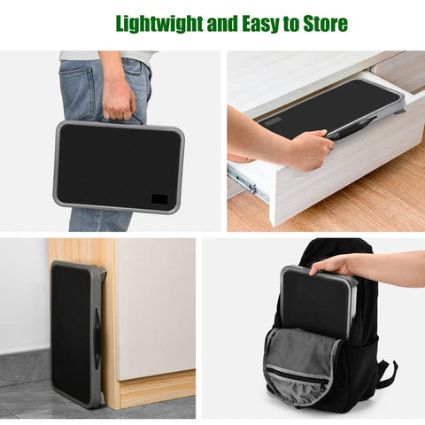 Jocauto compact design fits narrow spaces for easy storage.