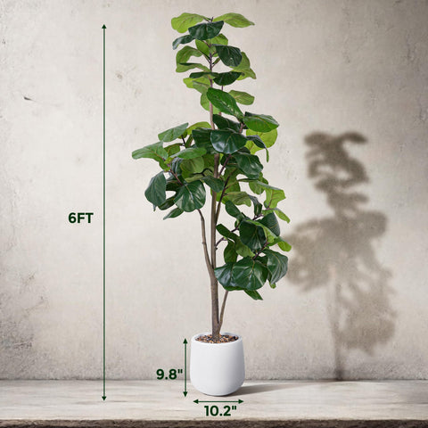 Jocoevol faux plant in living room setup adds instant greenery.