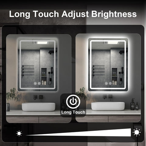 JOHALXER IP54 waterproof rating ensures safe use in humid bathrooms.