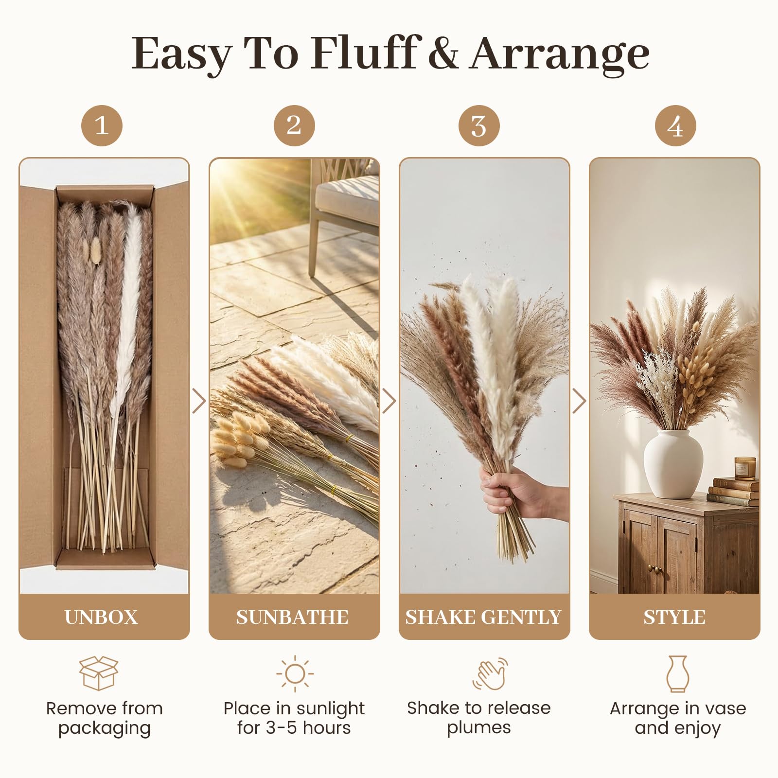 JOHOUSE wedding centerpiece kit enables effortless, long-lasting boho displays.