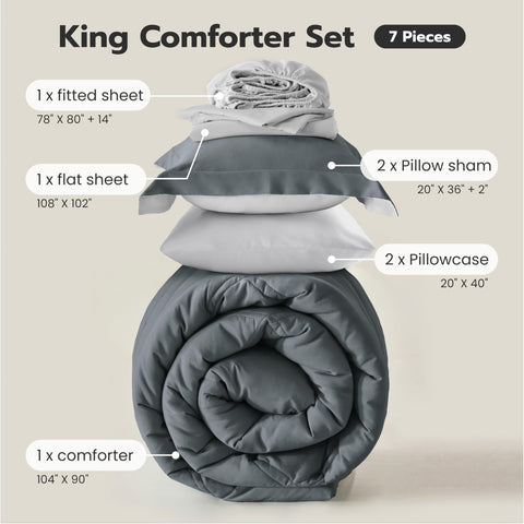 Joiedomi bed-in-a-bag offers complete styling in one package