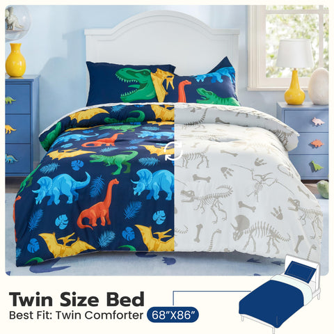 Joiedomi comforter demonstrates all-season warmth in a lightweight feel.