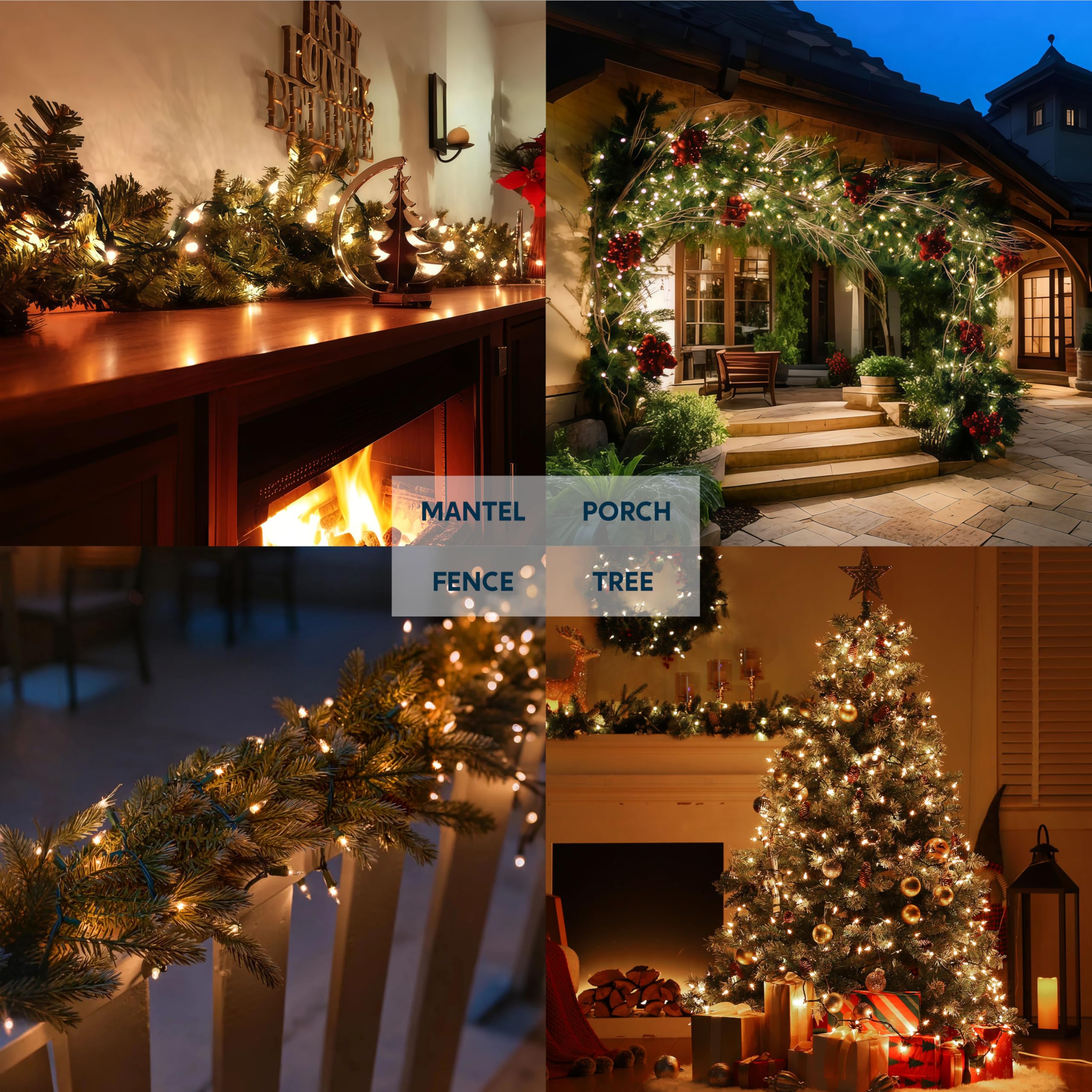 Joiedomi end-to-end connectable strings enable larger displays for weddings or holidays