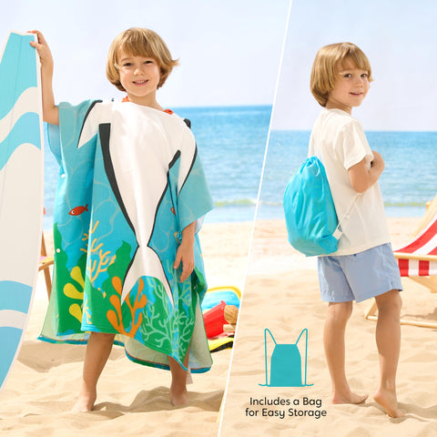 Joiedomi unicorn hooded towel adds bath time fun with quick-dry comfort for kids.