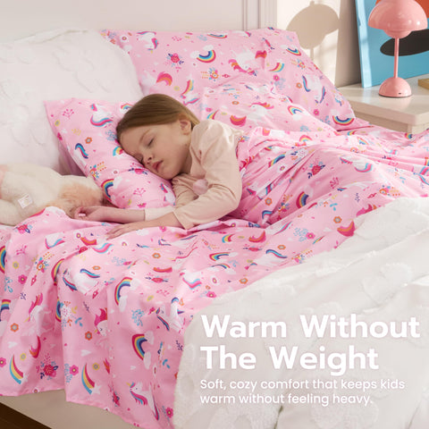Joiedomi Fitted sheet deep pocket 54x75-16 ensures snug mattress fit.