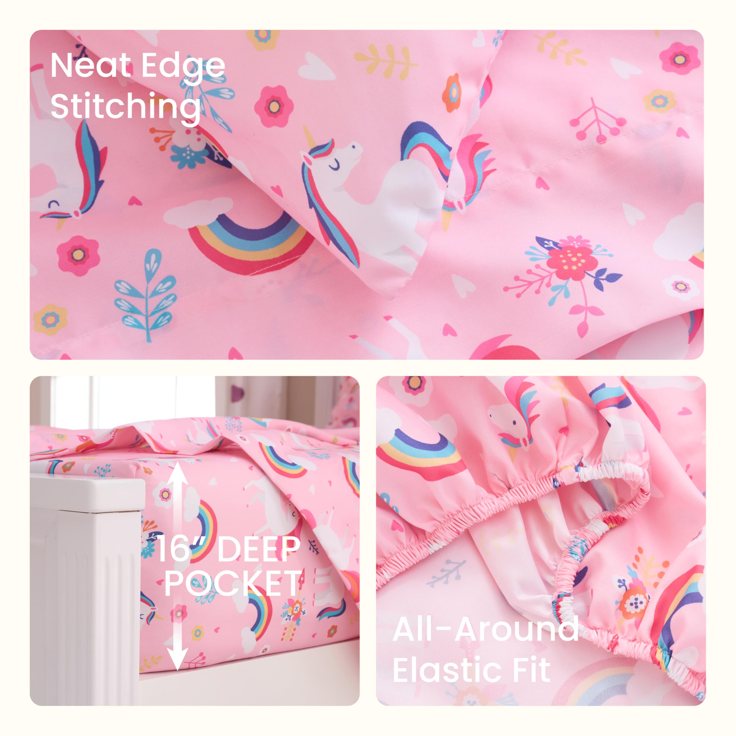 Joiedomi Flat sheet 81x96 highlights generous size and soft microfiber feel.