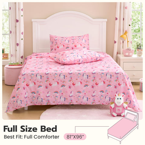 Joiedomi Rainbow pillowcase 20x30 features colorfast design and quick cleaning.