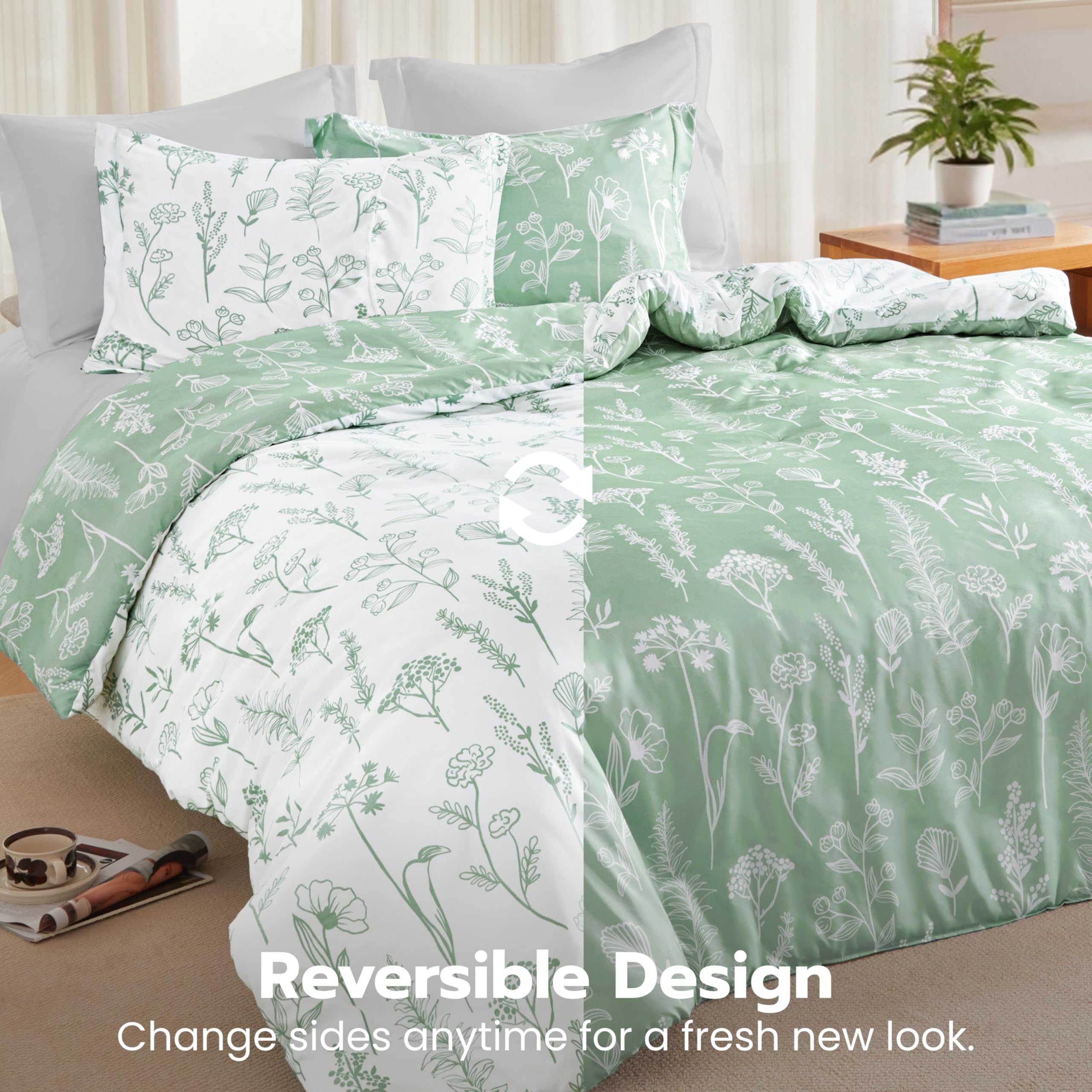 Joiedomi machine washable bedding for easy care and longevity.