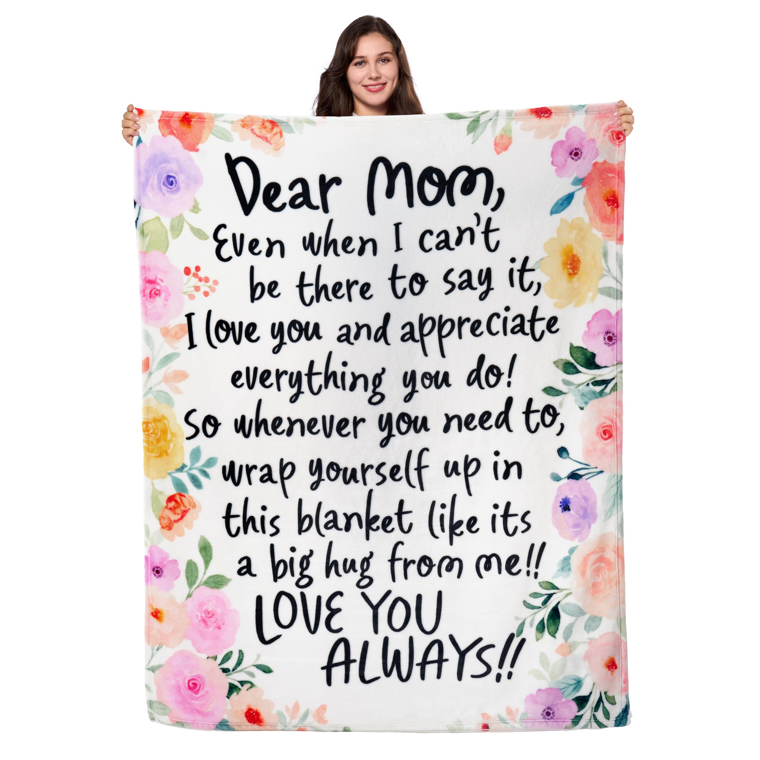 Joiedomi Mothers Day Blanket full view for cozy warmth and gifting appeal.