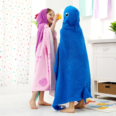 Joiedomi Shark Hooded Towel makes a fun gift for kids' birthdays or holidays.