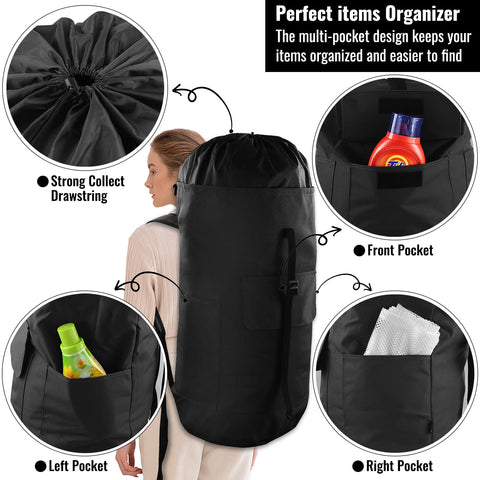 JOINPRO side pockets keep keys, cards, and small items organized while commuting.