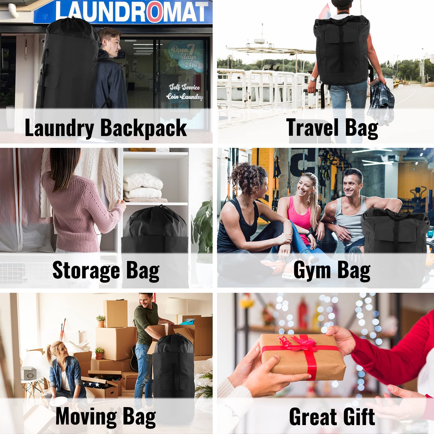 JOINPRO laundry backpack doubles as travel and storage solution for busy lifestyles.