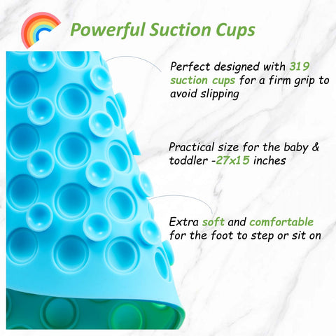 Joiyota kid-friendly sensory bath time with popping bubbles encourages exploration and calm play.