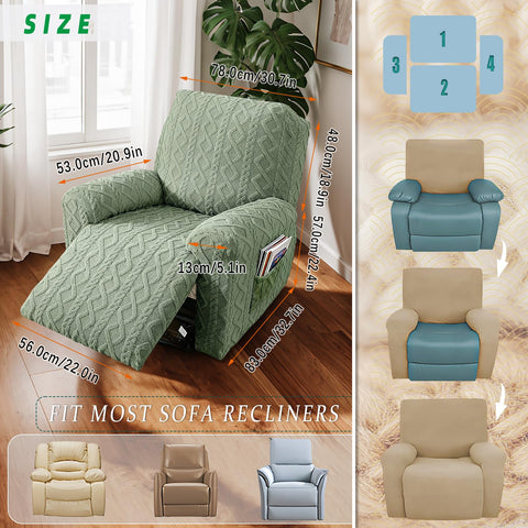 JOKIVTOU washable recliner cover ready for cold-water cleaning.