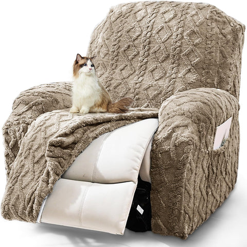 JOKIVTOU recliner arm piece with pocket keeps remotes within reach