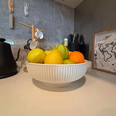 JolieJulie decorative bowl brightens shelves with a minimalist, modern aesthetic.