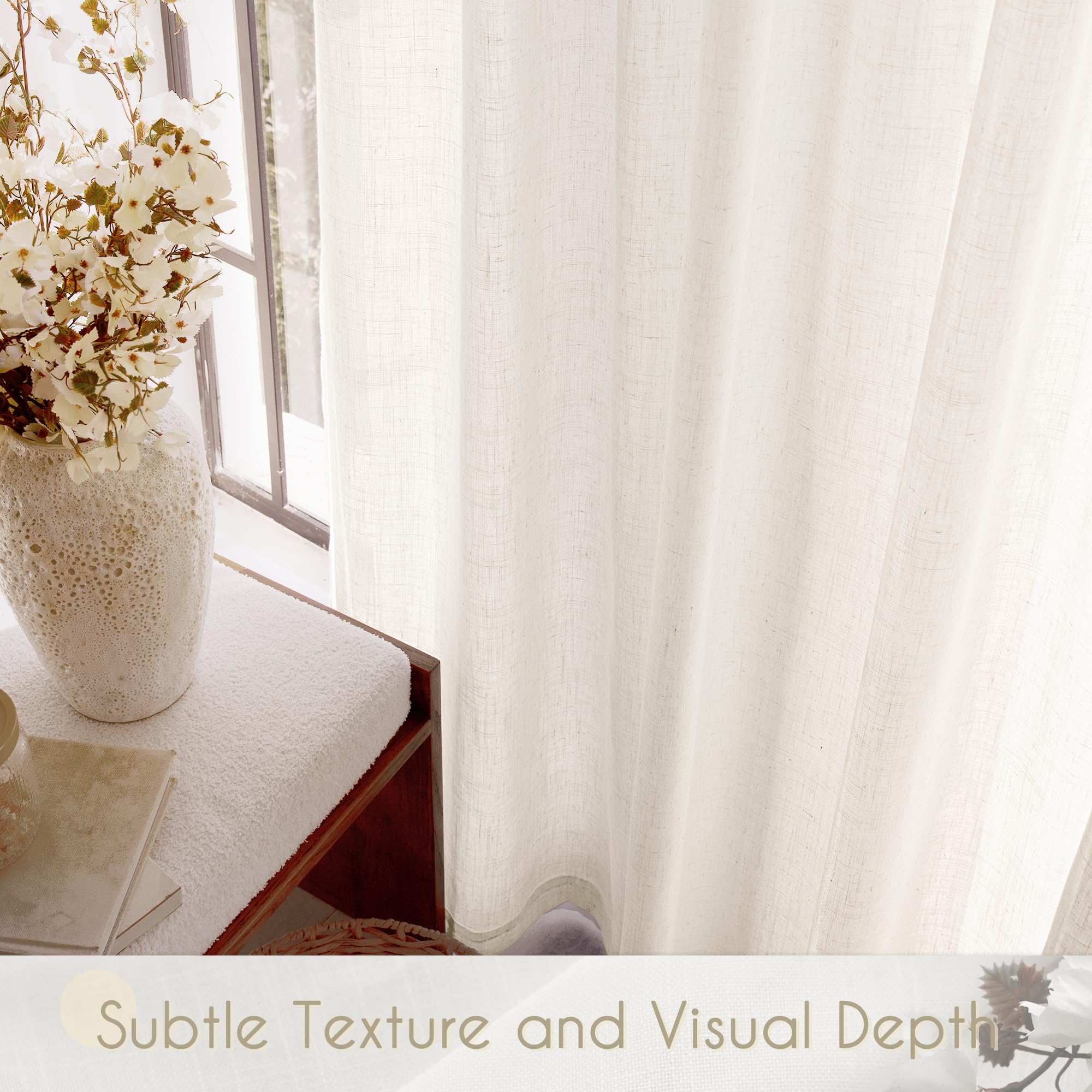 Jolilight two-panel setup enhances privacy with airy feel.