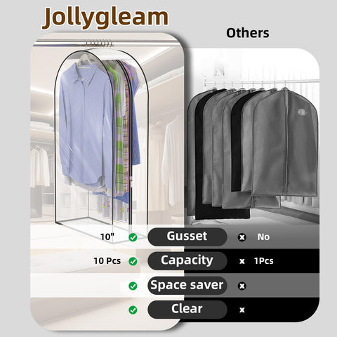 Jollygleam four pack keeps closet tidy and organized