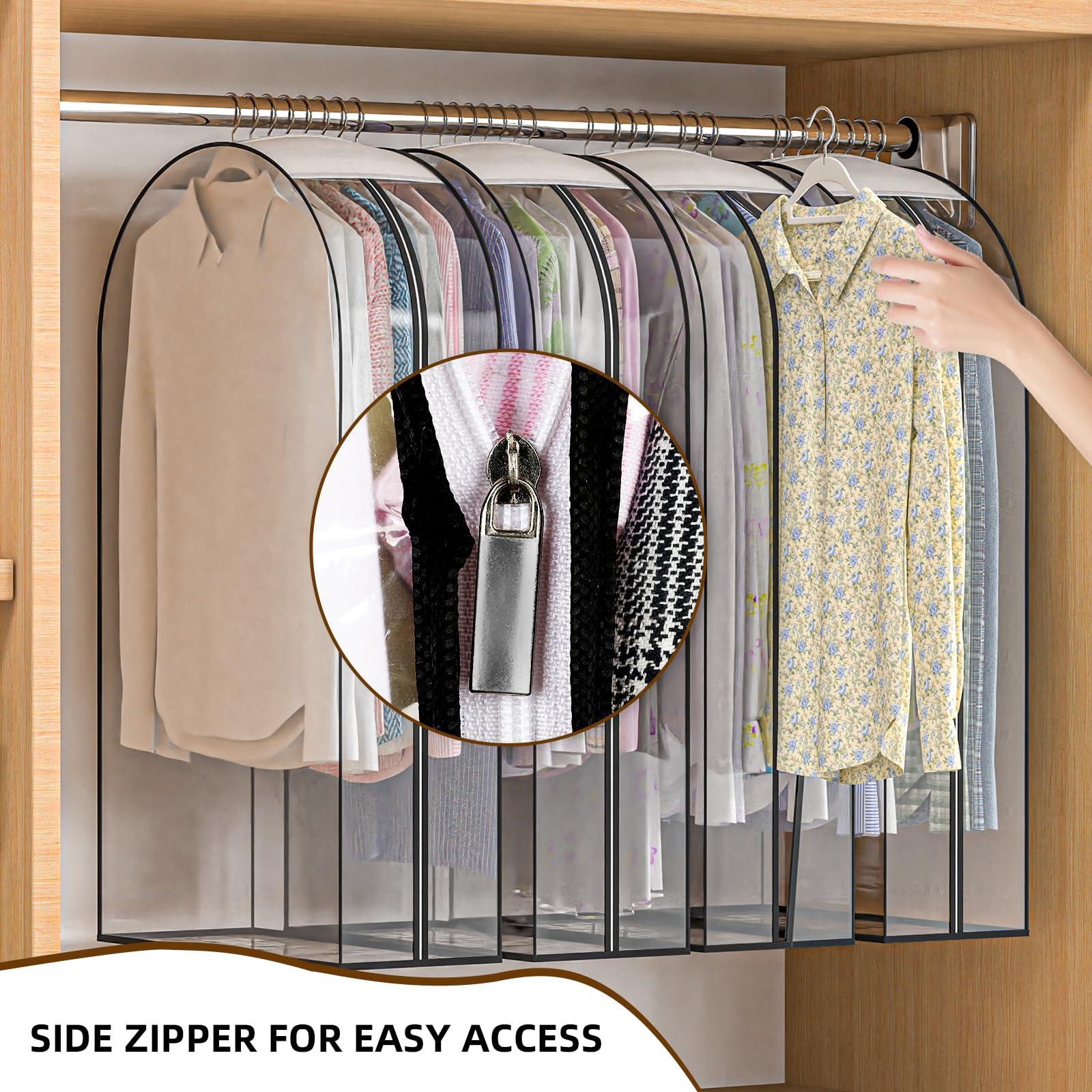 Jollygleam bag holds up to 10 suits for seasonal storage