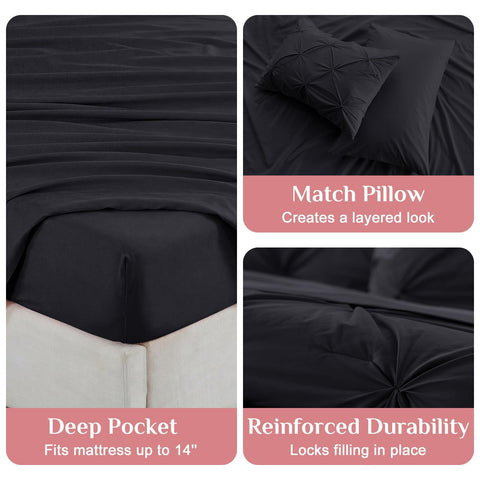JOLLYVOGUE Flat sheet close-up shows smooth, durable weave for year-round comfort.
